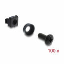 Delock matica vijak podložka set/100kos črni 42434