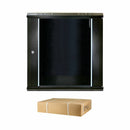 DATECH zidni kabinet 12U 635 600x450 črn + polica DP.6412.9001