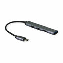 Secomp hub USB 3.0 4xTipA 12cm siv S3017