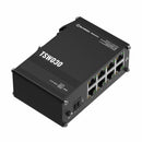 Teltonika stikalo 100M 8-port DIN mini kovinsko ohišje TSW030