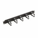 KELine organizator 1U rack 42x73mm kovinski črn RAB-VP-X21-A2