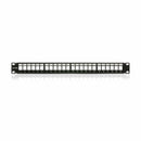 KELine panel CAT.5e/6/6A 24-port +nosilec kablov KEP-EMPTY-S