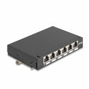 Delock nadometni panel 6x Cat.6A RJ45 FTP DIN 90379