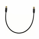KELine patch SFTP CAT.6A 0,25m črn KEL-C6A-P-0025-BK