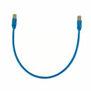 KELine patch SFTP CAT.6A 0,25m moder KEL-C6A-P-0025-BL