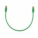 KELine patch SFTP CAT.6A 0,25m zelen KEL-C6A-P-0025-GN
