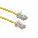 Leviton patch UTP CAT.6 1,5m rumen 3,8mm HighFlex P24 6H4P0-05Y